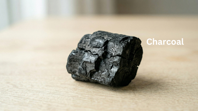 charcoal used for smoky flavor in dal makhani