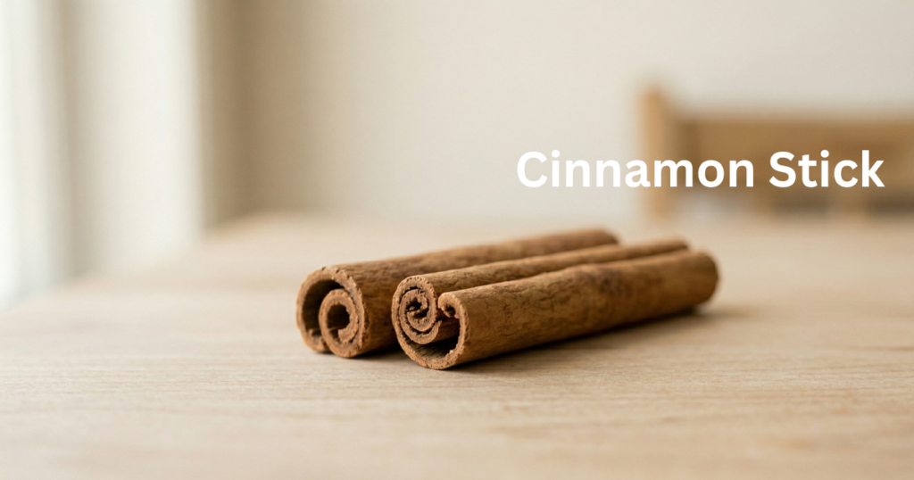 two cinnamon sticks used in dal makhani recipe
