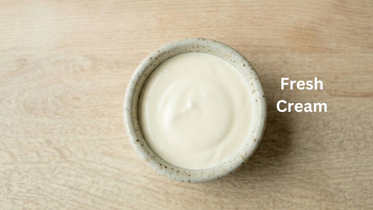 fresh cream used in dal makhani