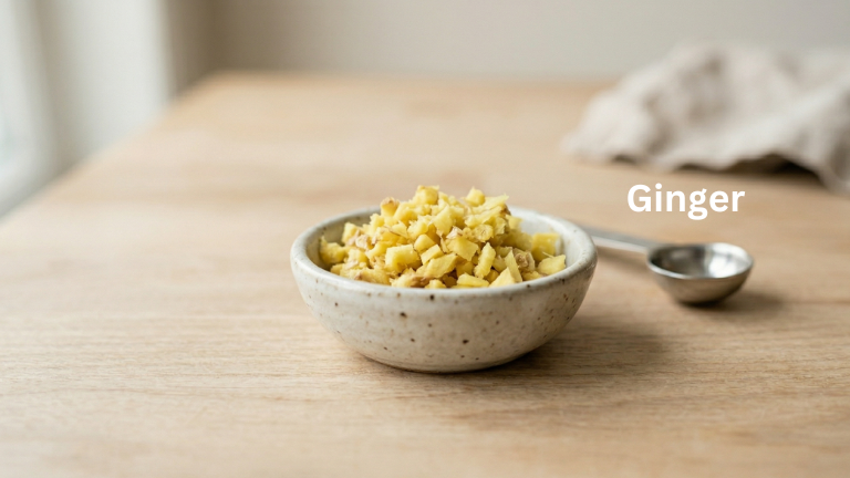 2 tablespoons chopped ginger for dal makhani