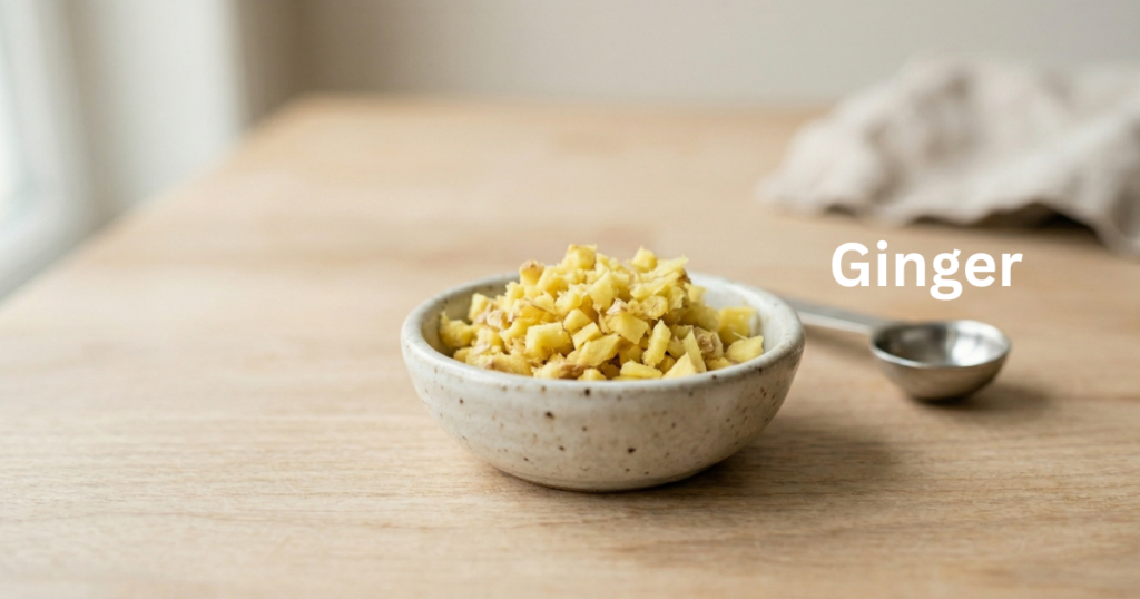 2 tablespoons chopped ginger for dal makhani