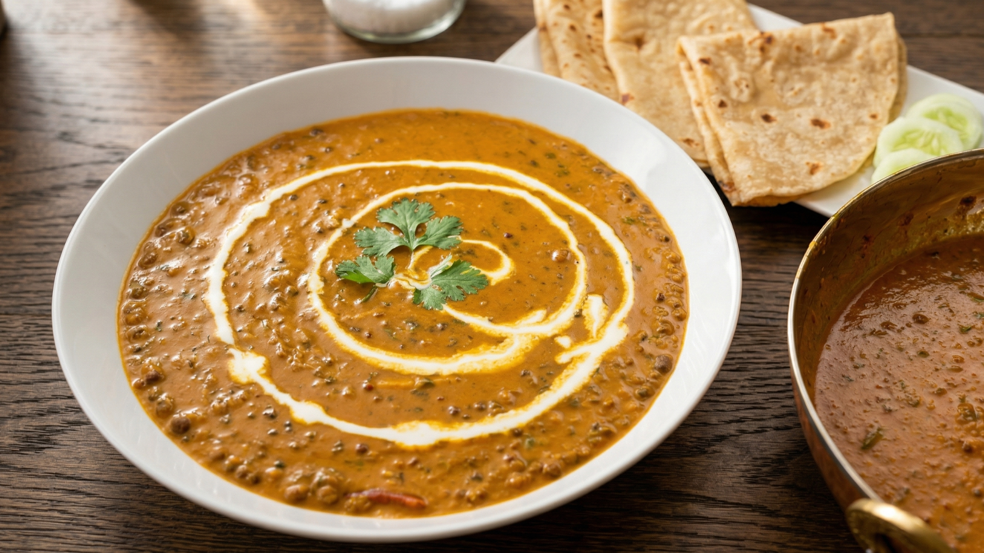Dhaba Style Dal Makhani Recipe creamy Punjabi curry with roti